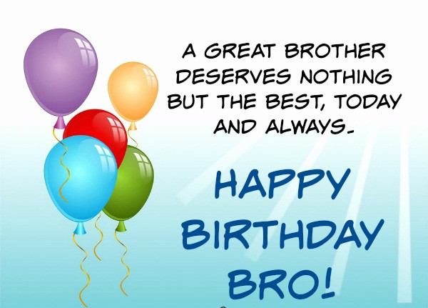 Happy, Birthday, Brother