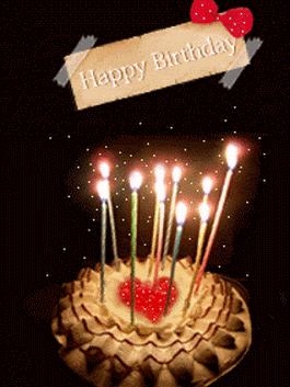 Happy Birthday Markan! Elegang Sparkling Cupcake GIF Image. — Download on  Funimada.com